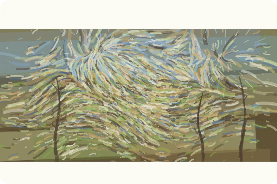 Van Gogh's Card sample card 3