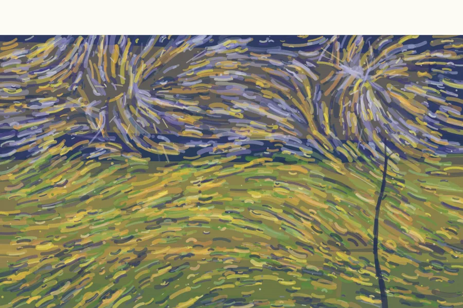 Van Gogh's Card sample card 4